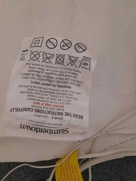 Photo of free Electric blanket (CR4 Mitcham) #3