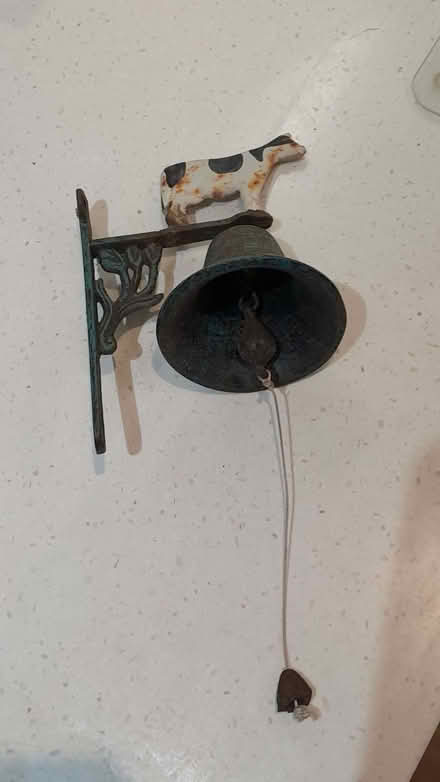 Photo of free "Cow" wrought iron doorbell (Tolworth KT5) #3