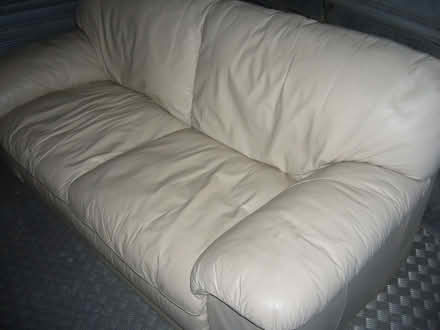 Photo of free Leather sofa (Wivelsfield Green BN8) #1