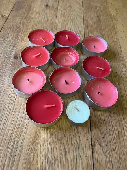 Photo of free Large Red Tea Lights (Beckenham) #1