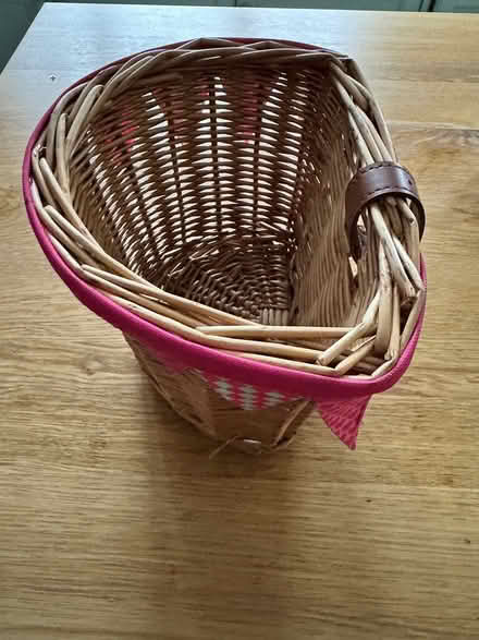 Photo of free Scooter Basket - pink wicker (Teddington TW11) #2