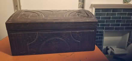 Photo of free Ghanian leather storage box (Streatham SW16) #1