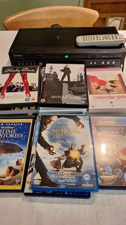 Photo of free Toshiba DVD player + DVDs (Cheltenham) #3