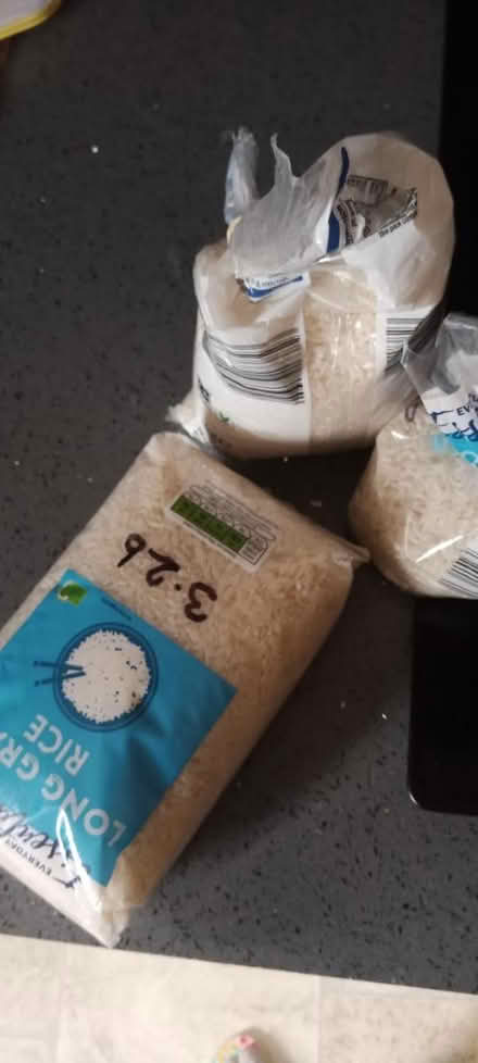 Photo of free Raw rice and cups (Bedford Town centre) #1
