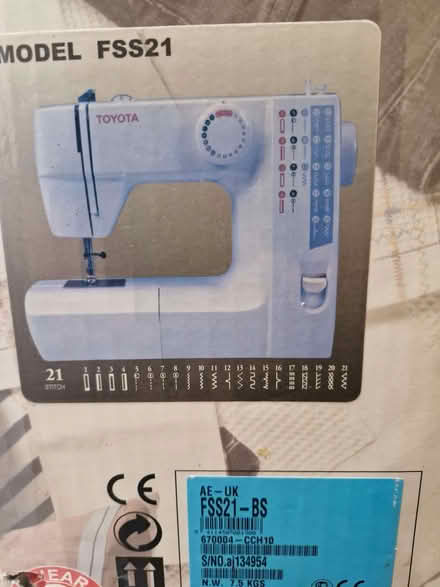 Photo of free Sewing Machine - Toyota (Hales NR14) #1