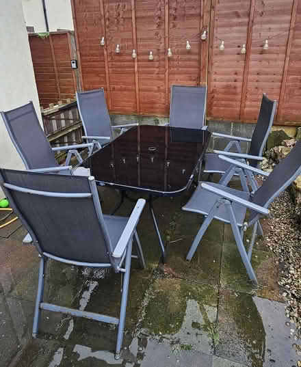 Photo of free Garden table and chairs (Stonebridge BA11) #3