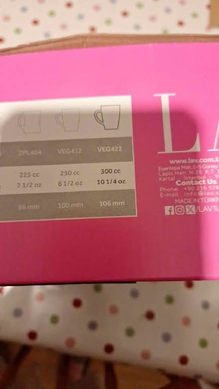 Photo of free 12 glass mugs, new (Leckhampton GL53) #3