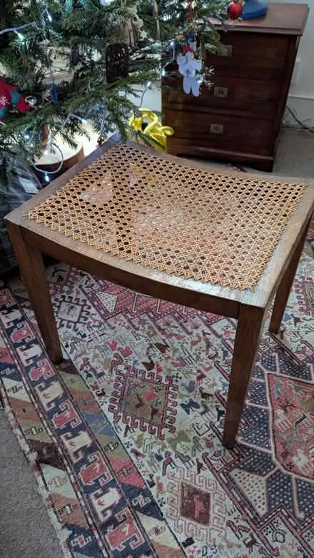Photo of free Wicker Stool Antique (Stockwell / Brixton SW9) #1