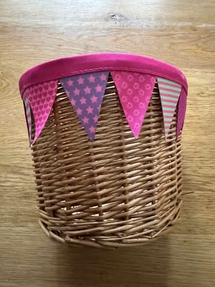 Photo of free Scooter Basket - pink wicker (Teddington TW11) #1