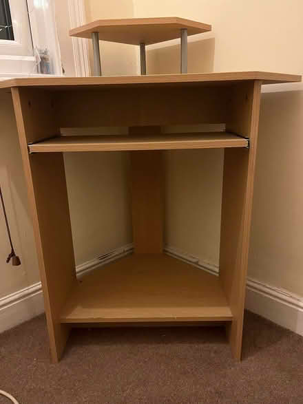 Photo of free Small corner work/laptop work station. (Wymondham NR18) #2