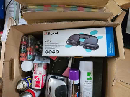 Photo of free Box of misc office stuff (Bloxham OX15) #1