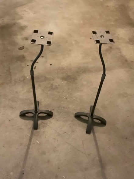 Photo of free Metal speaker stands (Acton) #1