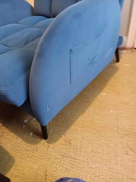 Photo of free Reclining Armchair and Footstool. (Foxwood YO24) #1