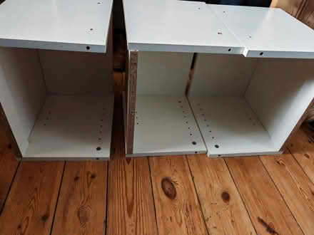 Photo of free Three white ikea Billy bookcase extenders (Upper Walthamstow E17) #1