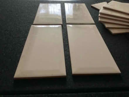 Photo of free 15 Cream tiles small brick size (LE2) #1