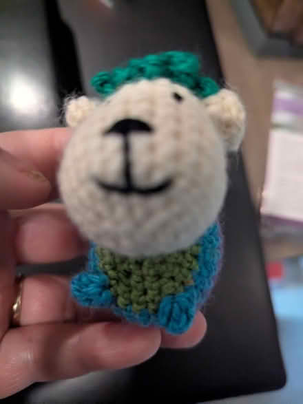 Photo of free Small crochet sheep keychain (near Central Park) #1