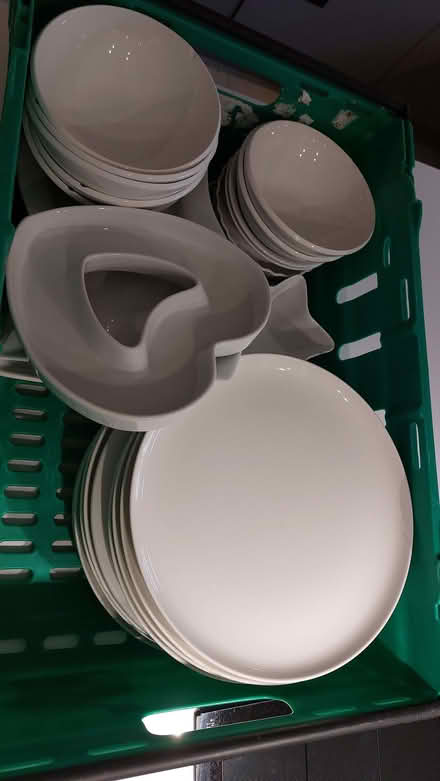 Photo of free White bowls, plates and serving dishes (Hornby LA2) #1