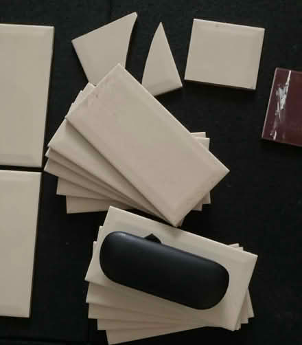 Photo of free 15 Cream tiles small brick size (LE2) #4