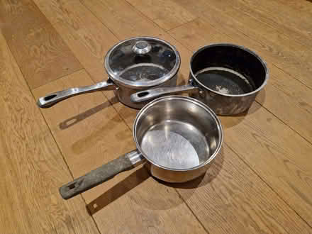 Photo of free 3 medium pans (Bear Flat) #1