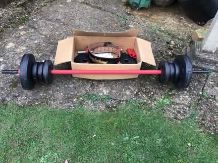 Photo of free Weider barbell and dumbell (Burnham SL1) #1