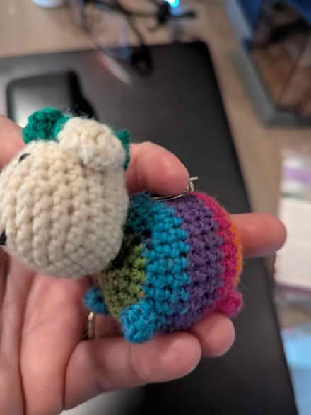 Photo of free Small crochet sheep keychain (near Central Park) #3