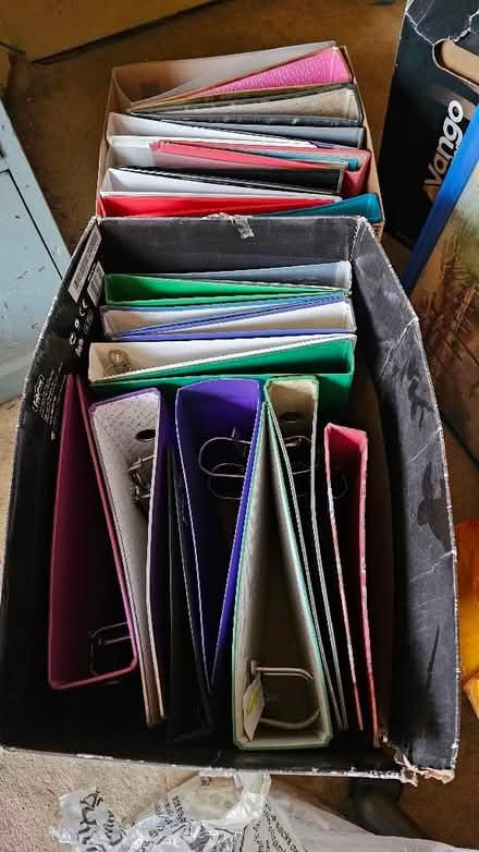Photo of free A4 ring binders and lever arch folders (Clapham SW4) #1