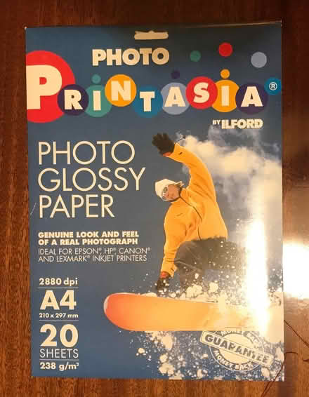 Photo of free Glossy inkjet photo paper (Furze Platt SL6) #1
