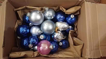 Photo of free Glass baubles (Gidea Park) #1