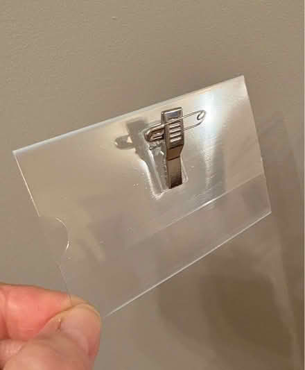 Photo of free 50 Plastic name badges (Burton Joyce NG14) #1