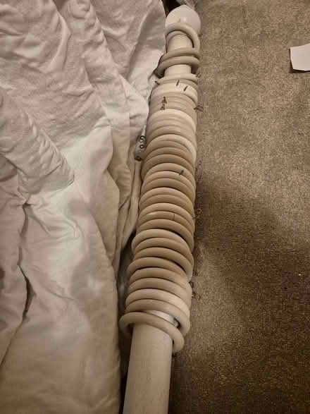 Photo of free 3.2m long white curtain pole (Teddington TW11) #3