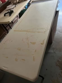 Photo of free 6’ utility table #1