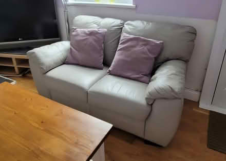 Photo of free 2 and 3 seater leather sofas (BN10 7RG) #3