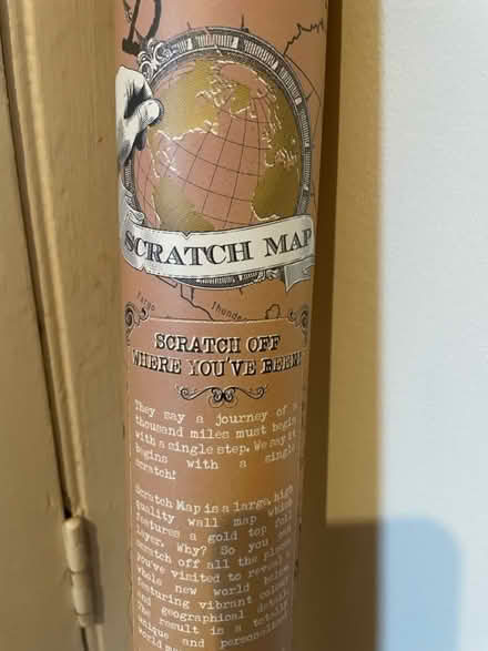 Photo of free Scratch Off World Map (Fulham Palace Road W6) #2