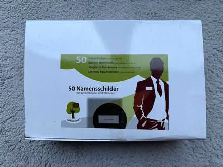 Photo of free 50 Plastic name badges (Burton Joyce NG14) #3