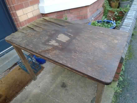 Photo of free wooden table (HR1) #1