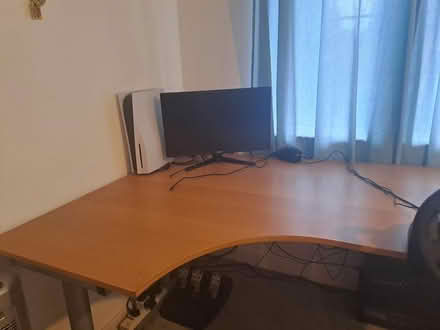 Photo of free Ikea corner desk (Rotherfield grays) #1