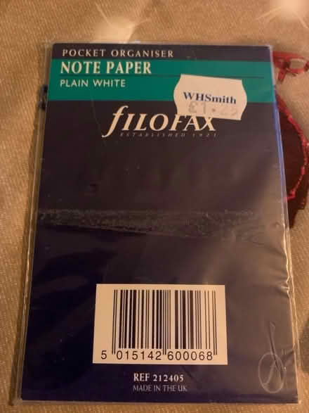 Photo of free Blank mini Filofax pages (Clapham MK41) #1