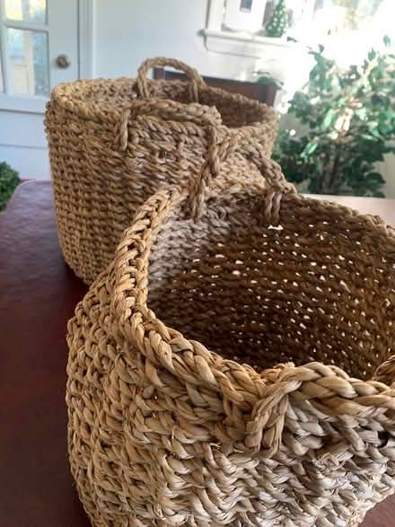 Photo of free 2 storage baskets- large and medium (Silver Spring, MD Four Corners) #2