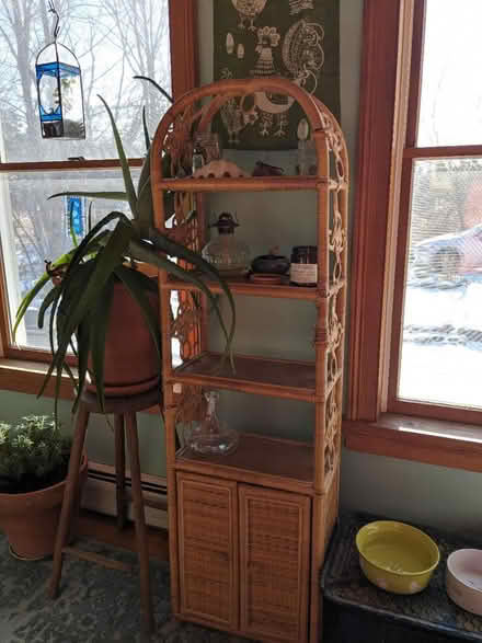 Photo of free Wicker hutch (Temple NH) #1