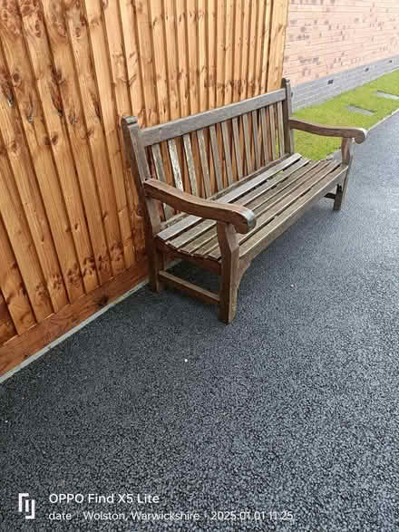 Photo of free Garden Bench (Wolston) #1