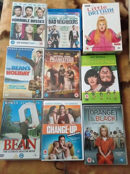 Photo of free Comedy dvd bundle (GU14 9rl) #1