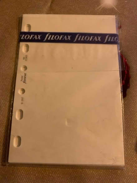 Photo of free Blank mini Filofax pages (Clapham MK41) #2