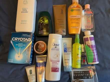 Photo of free Various lotions and other bits (Chesterfield S41) #2