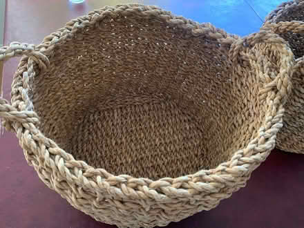 Photo of free 2 storage baskets- large and medium (Silver Spring, MD Four Corners) #3