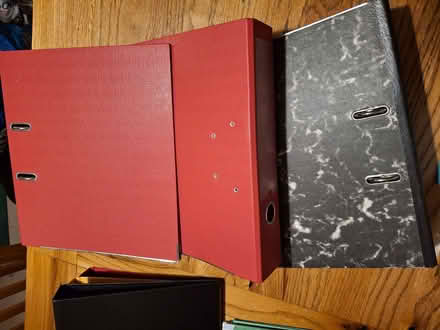 Photo of free 3 lever arch folders (Wivenhoe CO7) #1