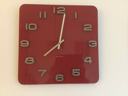 Photo of free Karlsson red wall clock (TW17 Shepperton) #1