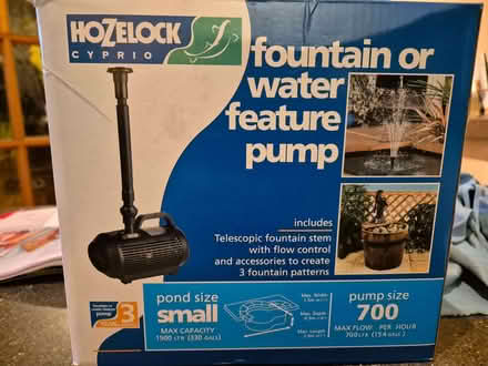 Photo of free Fountain/water feature pump (Giffard Park MK14) #1