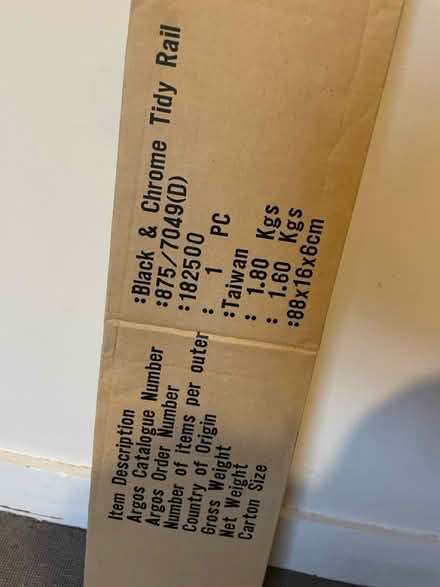 Photo of free Clothes rail (Fulham Palace Road W6) #3