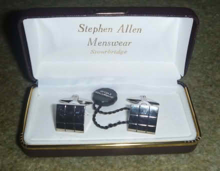Photo of free Stainless steel cufflinks (Raymond's Hill EX13) #1