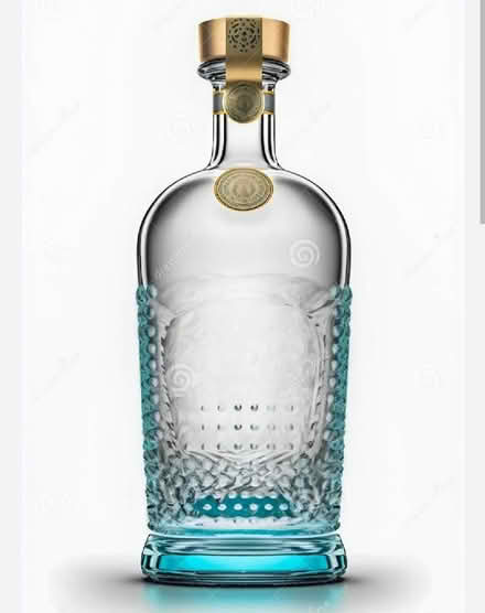 Photo of Clear decorative gin bottles 2 (Park Road EH22) #1